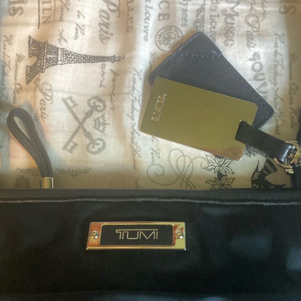 Tumi Navy Travel Bag